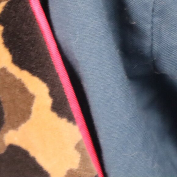 LEOPARD VELVET COAT 12R Boden Brown Tan Fall Winter Neutral Dressy Classic Long - Picture 8 of 11